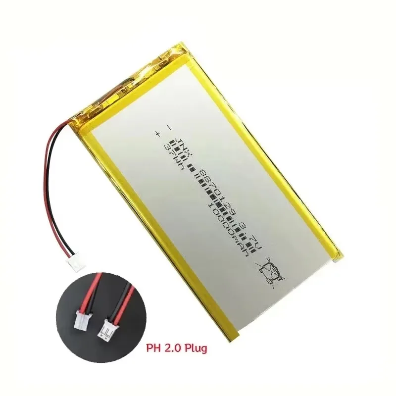 3.7V 10000mAh 8870129 Li-polymer Battery Rechargeable Batteries for Bluetooth Speakers Power Bank Tablet Lithium Polymer Cells