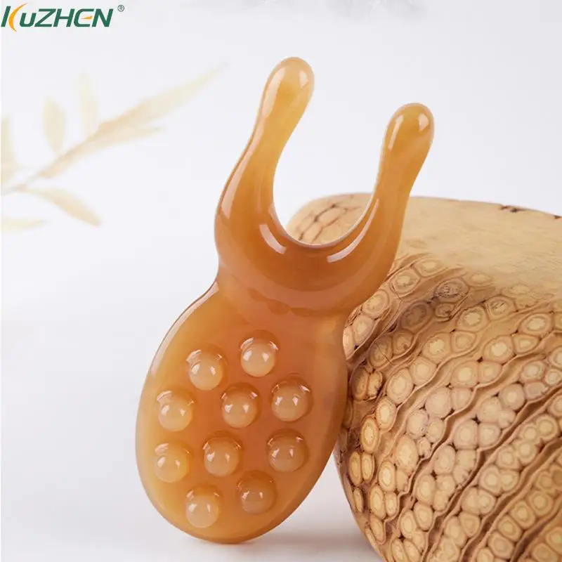 

1Pc Resin Nose Massager Promote Blood Circulation For Trigger Point Therapy Pedicure Gua Sha Board Facial Muscle Stick Tool