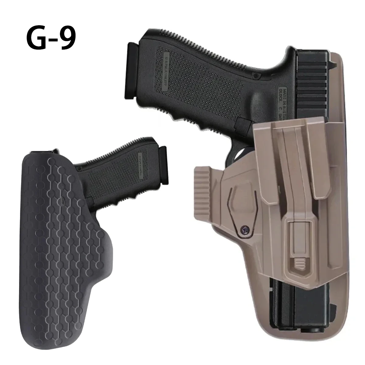 Tactical Concealment G-9 Gun Inner Belt Holster Suitable For Walther P99 Glock 17 19 22 Outdoor Hunting Gun Holsters Accessories