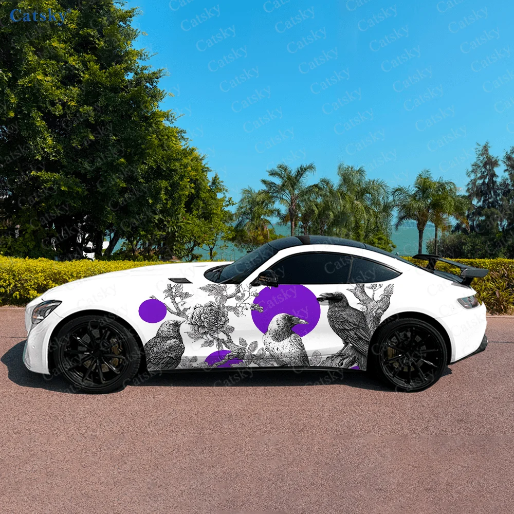 

Красочные круглые наклейки с боковой стороны автомобиля, водонепроницаемая ПВХ-наклейка, устойчивая к царапинам, защита автомобиля, автоаксессуары в подарок