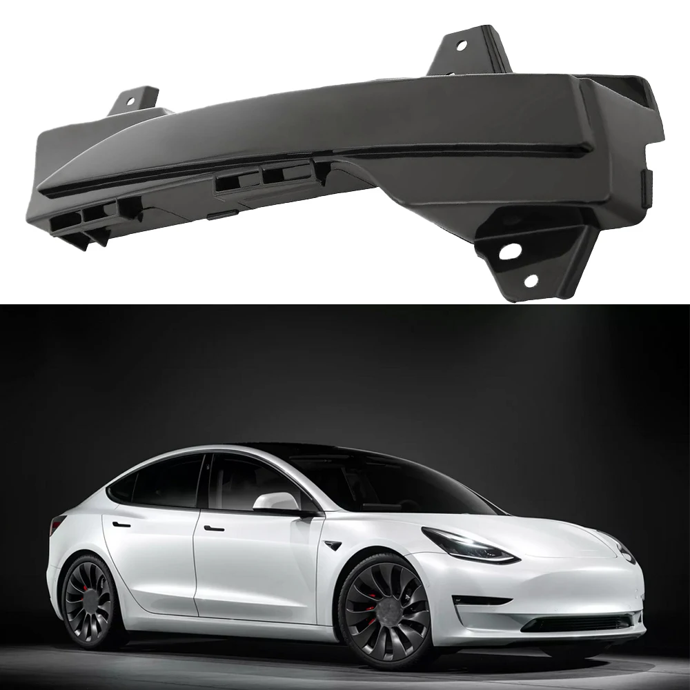 

1pc Car Lower Bumper Fog Light Cover For Tesla Model 3 2017-2023 1490023-00-a 1490022-00-a Left/Right Fog Lampshade