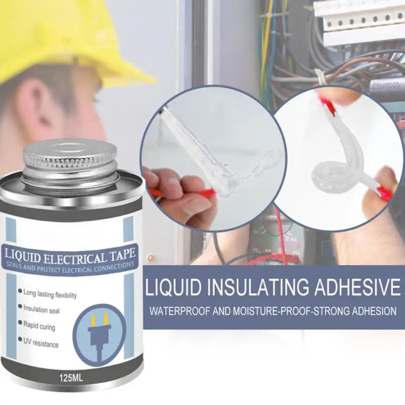 Liquid Insulating Glue Electrical Tape High Fixing Electronic Sealant Waterproof Temperature Resistant Sealing Glue