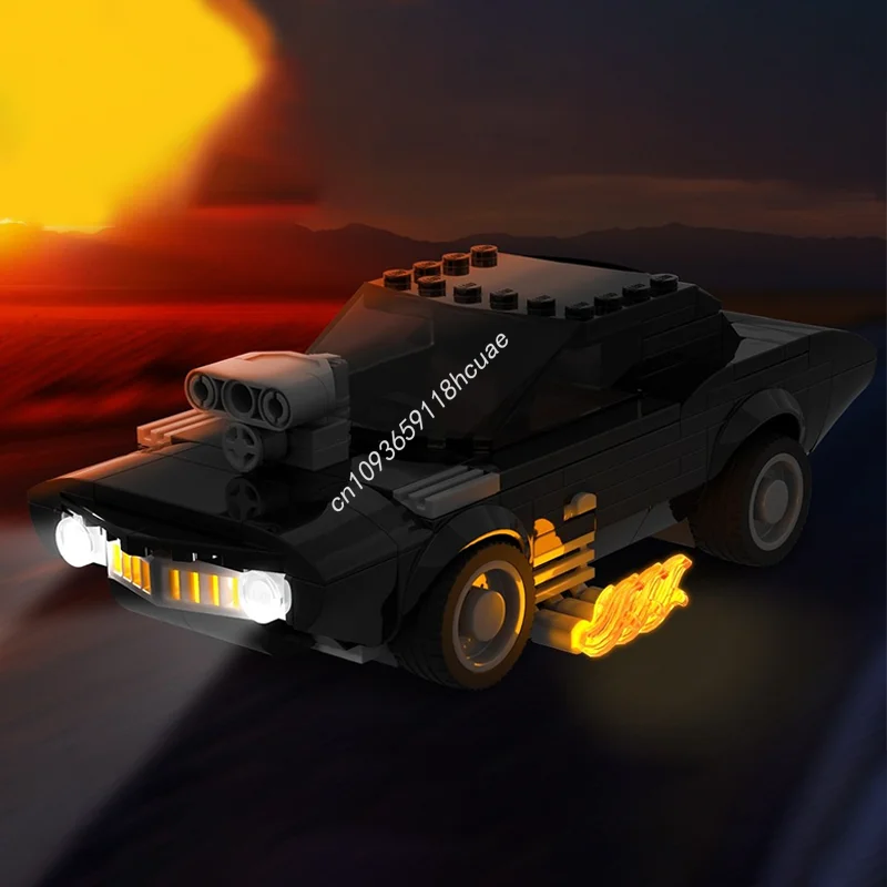 261 elementów MOC Spitfire City Champions supercar Model Klocki Konstrukcyjne DIY Edukacyjne Zabawki Architektoniczne Do Składania Prezent na Boże Narodzenie