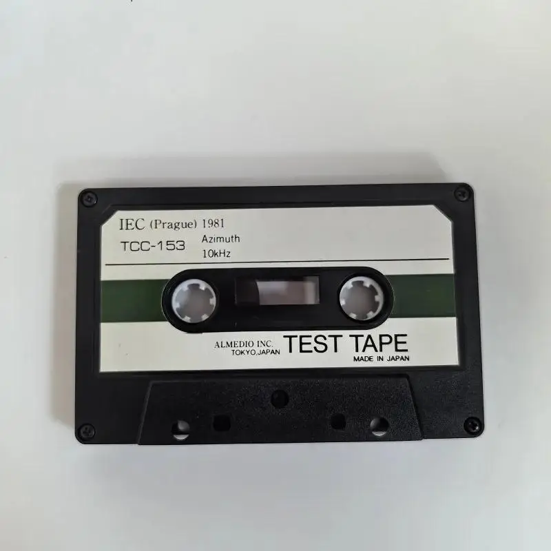ABEX TEST TAPE TCC-153 10kHz-10dB Azimuth test tape head azimuth adjustment