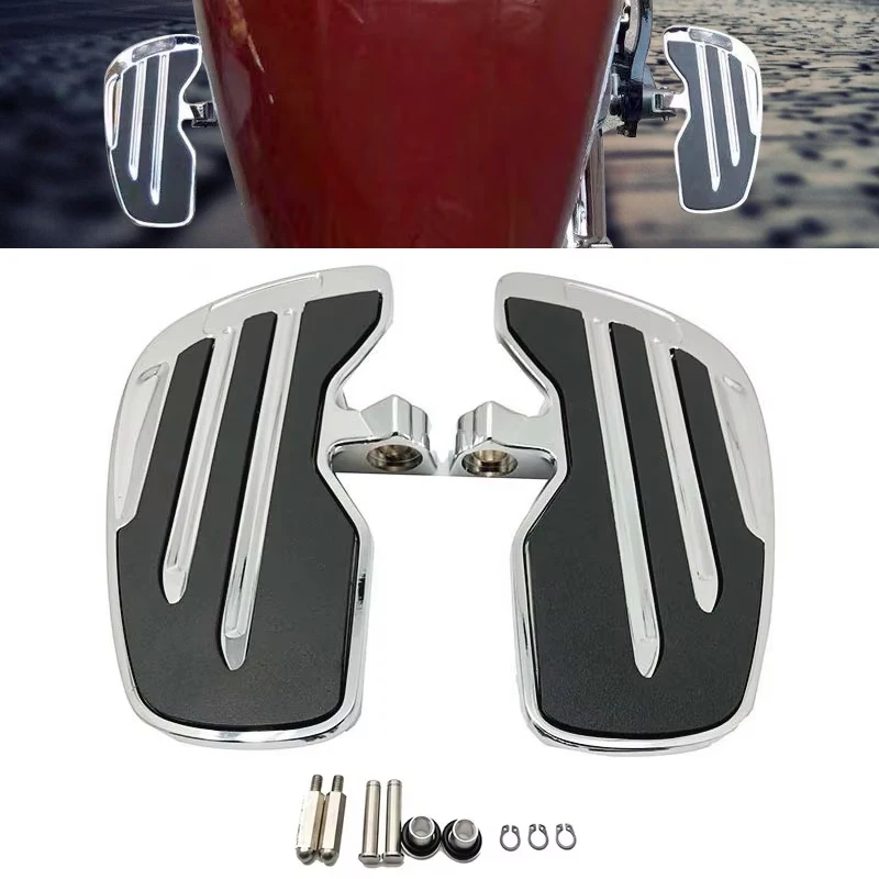 

Fit For Indian Scout / Sixty / Bobber 2016 2017 2018 2019 2020 2021 Motorcycle Front Foot Controls Foot Pegs Foot Rest Footpegs
