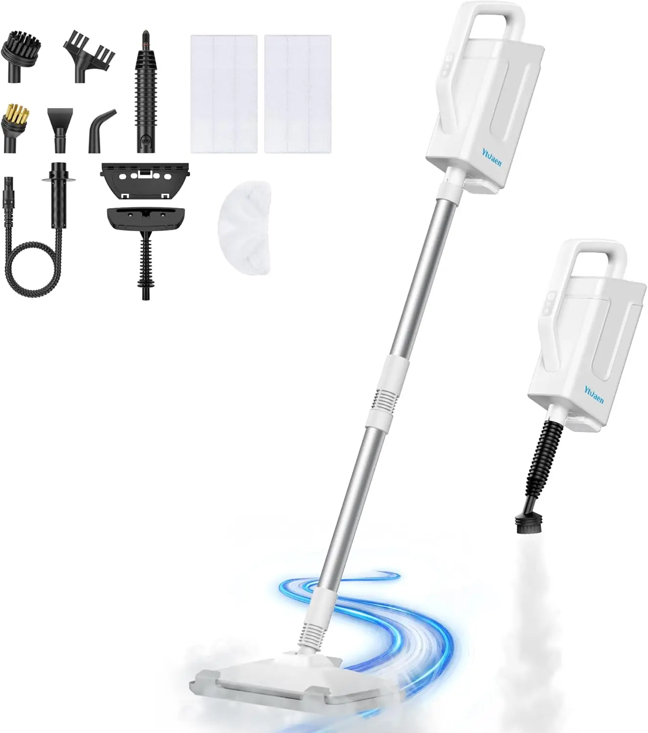 

12-in-1 Steam Cleaner with 3 Modes, Detachable Mop for Floors, Walls, Windows, Carpets – 23FT Cord