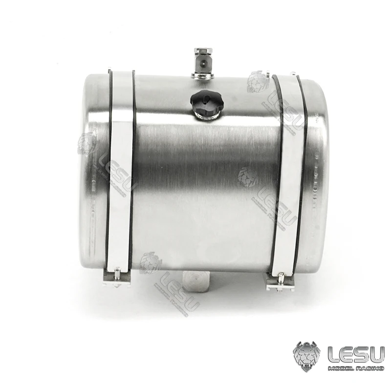 In Stock Parts Metal Lesu 1Pc 52.5Mm Hydraulic Oil Tank For 1/14 Rc Tamiyaya Hydraulic Dumper Tractor Truck Remote Control Toys