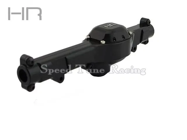 Hot Racing Rear Axle Case in Black for the Tamiya Off-Road Vehicles with CC-01 Chassis