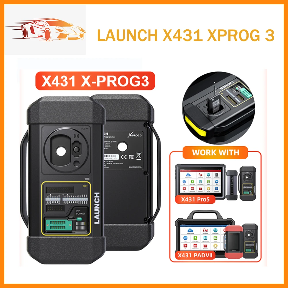 LAUNCH X431 X-PROG 3 Automotive Car Key Programming Diagnostic Tool Professional Immobilizer Programmer XPROG For X431 V X431 V+