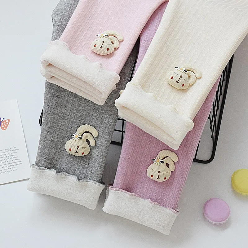 

Children's pantyhose autumn and winter cashmere cotton and cashmere thick leggings