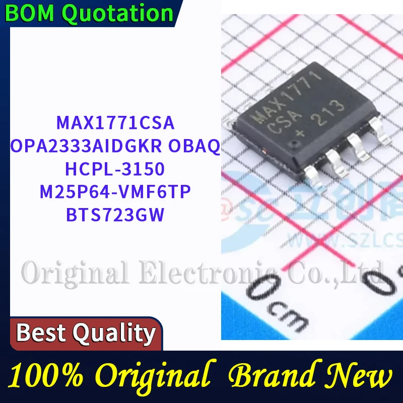 MAX1771CSA OPA2333AIDGKR OBAQ HCPL-3150 M25P64-VMF6TP BTS723GW PC shell