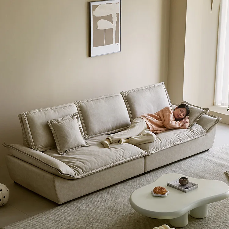 

Диван для гостиной в итальянском минималистичном стиле, коллекция «Окленд», с элементами искусства и ткани, для мебели и интерьера.