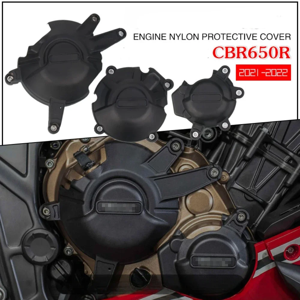 

Nylon Engine Stator Cover For HONDA CBR650R CBR 650R 2021-2023 Motorcycle Engine Guard Protection Side Shield Protector