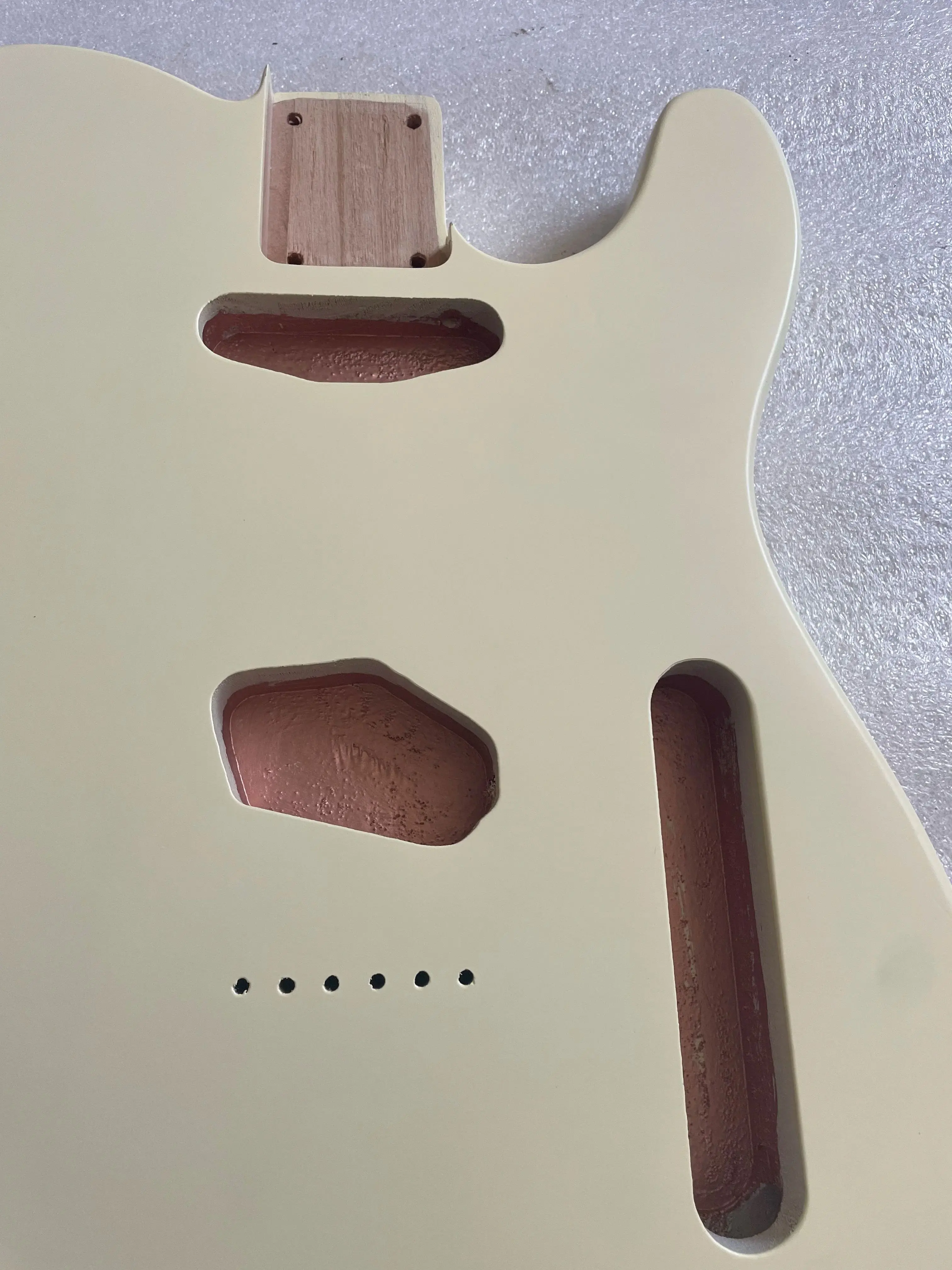 Alder Guitar Body Matte Nitro Finished Guitar Barrel, DIY Replacement Part Accessory, High Quality, Colorful SS, Milk White