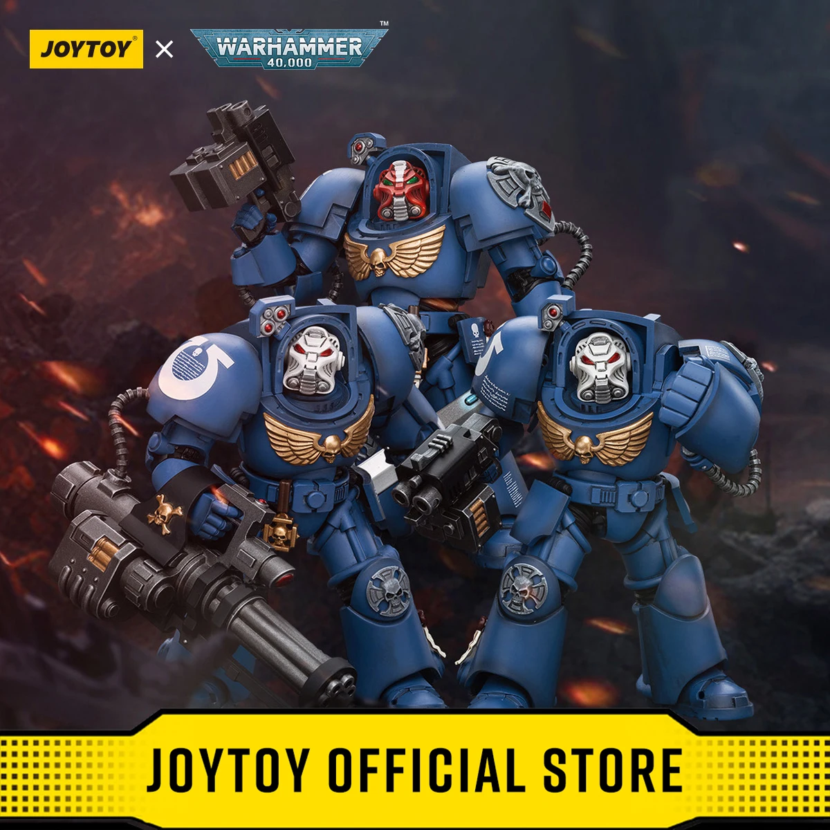

JOYTOY Warhammer 40k 1/18 Action Figures 14.3cm Ultramarines Terminator Squad