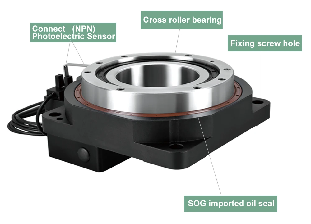 Imagem -02 - Plataforma Giratória Oco Rotação 130 Milímetros Redutor para 400w Servo Motor Nema23 Stepper Substituir Cam Divider dd Motor