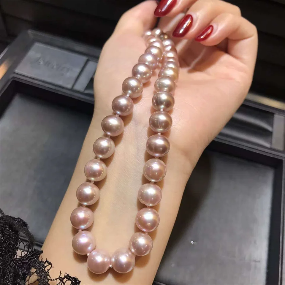 

4A+ Grade 100% Natural Freshwater Cultured Pearl Strand Full Hole White Round Shape Pearls For DIY Necklace Bracelet 2-12mm