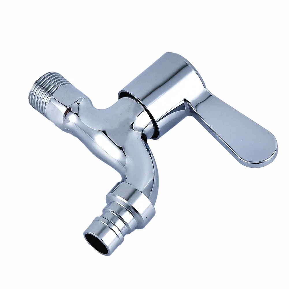 Faucet In-wall Faucet Kitchen Faucets For Washing Machine 1/2" Threaded 4-point 95*90mm Silver Color Home Improvement Useful