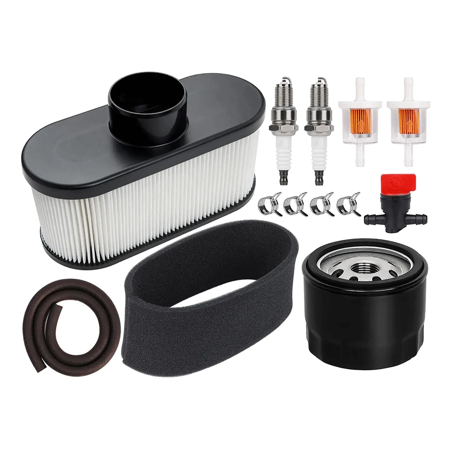 Kit Tune Up para Kawasaki, filtro de óleo, filtro de ar, para FR651V, FR730V, FS481V, trator cortador de grama, substituir 49065-7007, 11013-7047