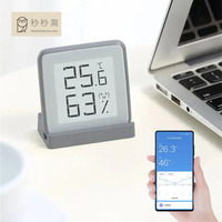 Miaomiaoce Bluetooth-compatible Thermometer Hygrometer E-Ink Screen BT2.0 Smart Temperature Humidity Sensor Home Weather Station