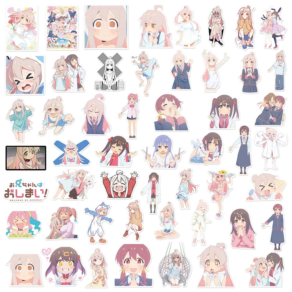 10/30/50pcs Cute Anime Onimai I\'m Now Your Sister Stickers Oyama Mahiro Cartoon Graffiti Decals Laptop Phone Luggage Sticker Toy