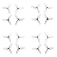 (8CW+8CCW) HQProp 45mmx3 Grey-poly Carbonate-1.5mm Shaft High Quality Prop 45MM Propeller For Micro Whoop FPV Racing Drone Parts