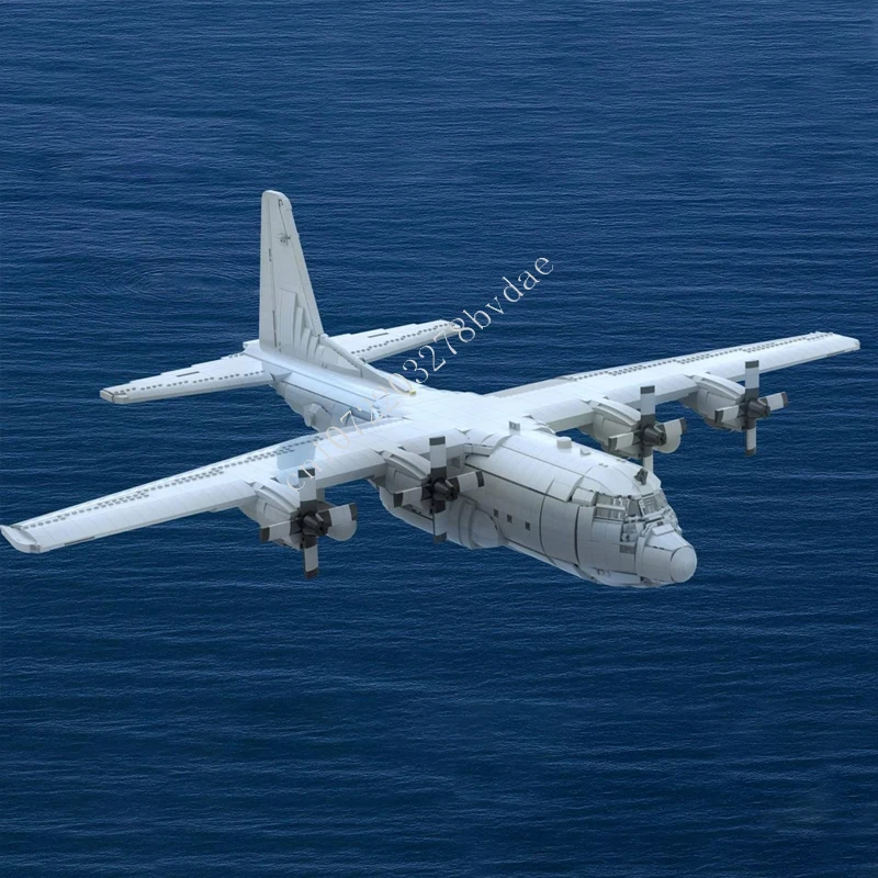 4948PCS MOC Custom Puzzles Lockheed C-130H Legacy Plane Holiday Creative Children Toy Christmas Birthday Toy Gifts for Kids Ages