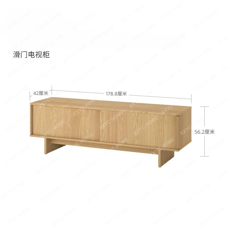 Sliding Door TV Cabinet Storage