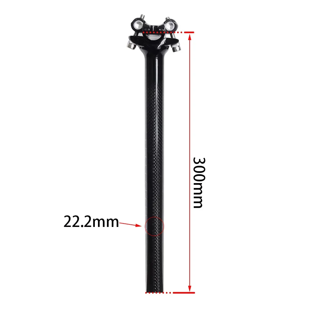 no logo Full Carbon Fiber kid balance bicycle mini MTB bike seatpost saddle carbon seatpost 22.2 mm bicycle parts seat