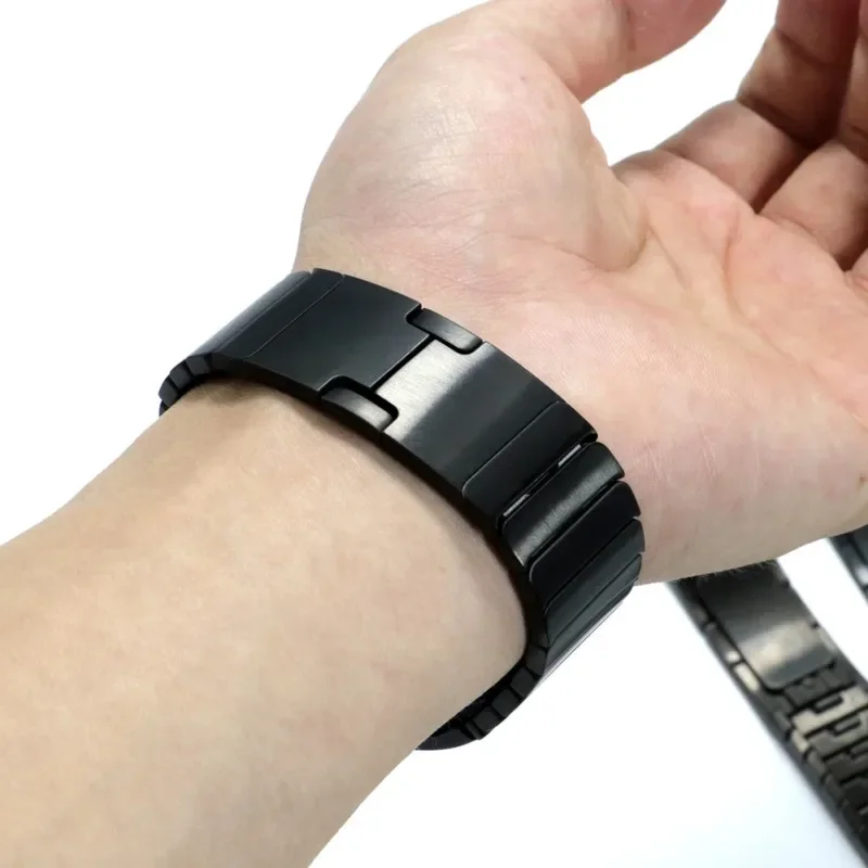 

Ремешок из нержавеющей стали для Samsung Galaxy Watch 8/8, классический металлический ремешок 46 мм для Galaxy Ultra, 2025/7, 47 мм, быстросъемный браслет