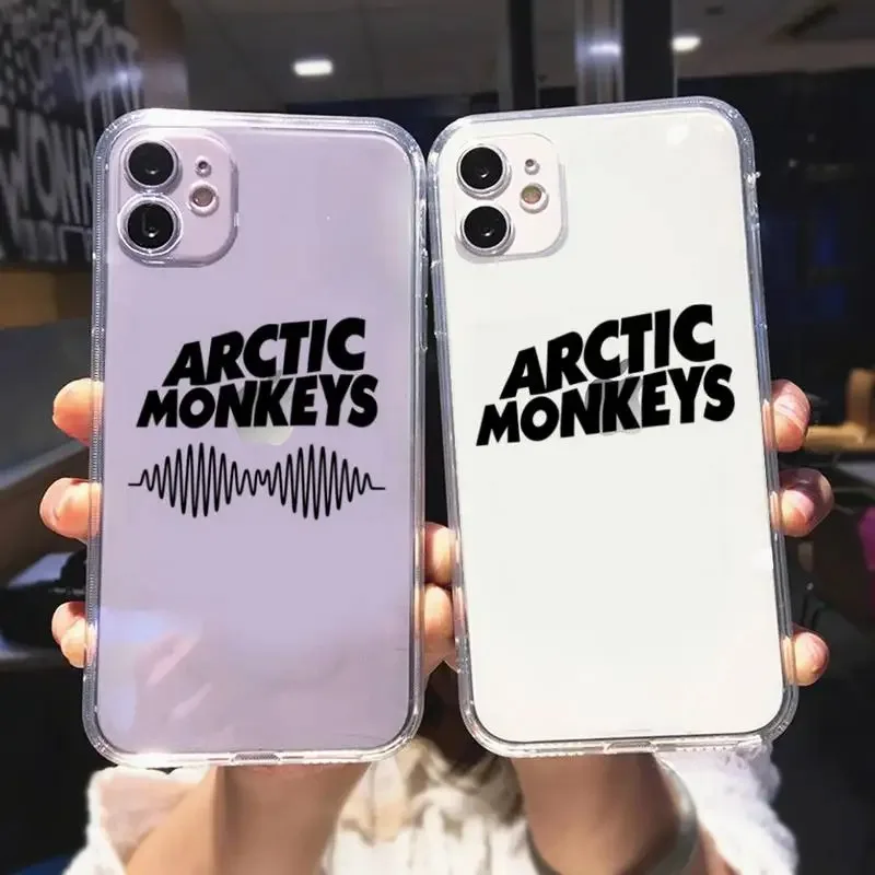 Arctic Monkeys Band Silicone Phone Case for iPhone 15 14 13 12 11 Pro Max X Xs Max XR SE 2020 8 7 Plus Soft Transparent Cover