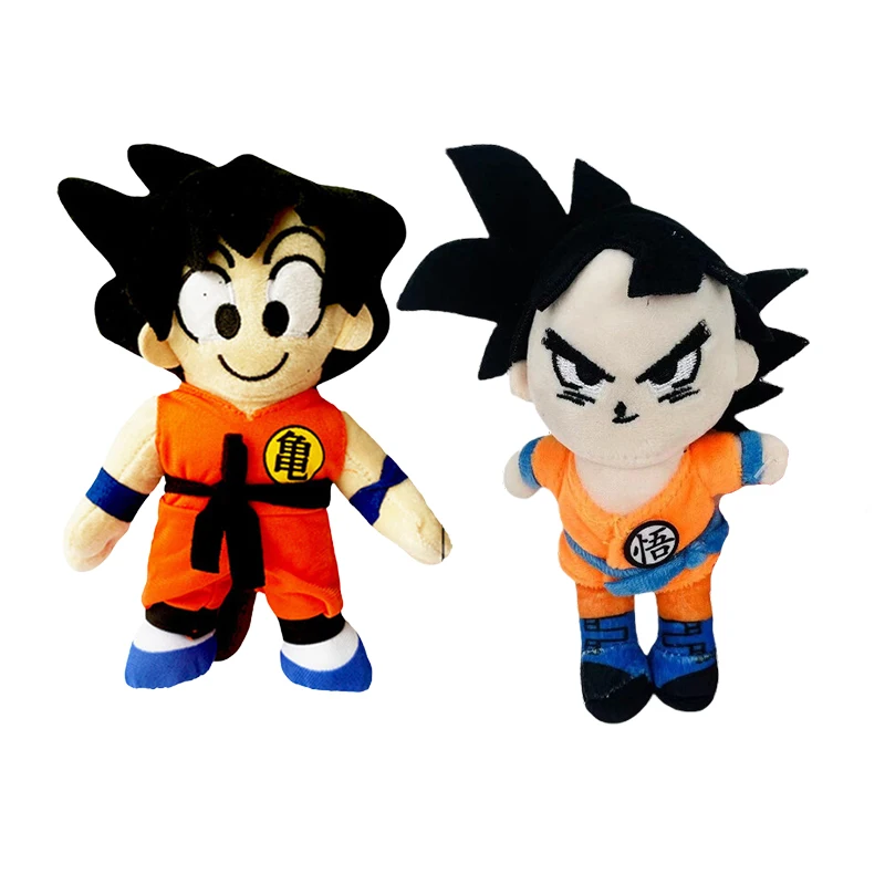 

17-23cm Dragon Ball Plush Stuffed Toys Goku Cartoon Anime Figures Keychain Pendant Cute Dolls Children Birthday Gifts Xmas Decor