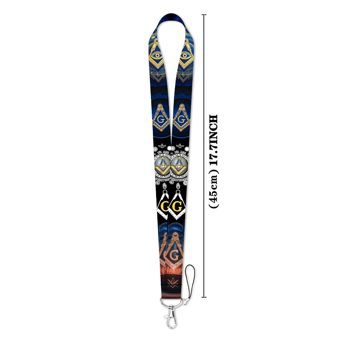 Freemasonry G Lanyard For Keychain School ID Card Student Teacher Cellphone USB Neck Straps Badge Holder Phone Accessories Gifts