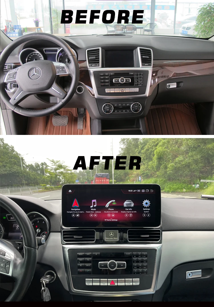 Car Accessories Android 13 Upgrade Replacement Touch Screen Car Radio for Mercedes Benz GLE Coupe GLS GPS Navigation WIFI - Image 6