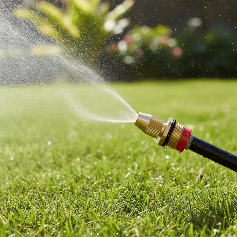 1/2 Inch Brass Adjustable Water Misting Nozzles For Garden Irrigation Outdoor Cooling Tools
