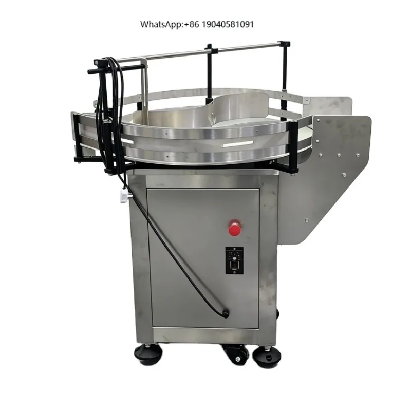 Compact Rotary Bottle Unscrambler Turntable Easy-to-Operate Bottle Sorting Machine for Small Medium Packaging Operations