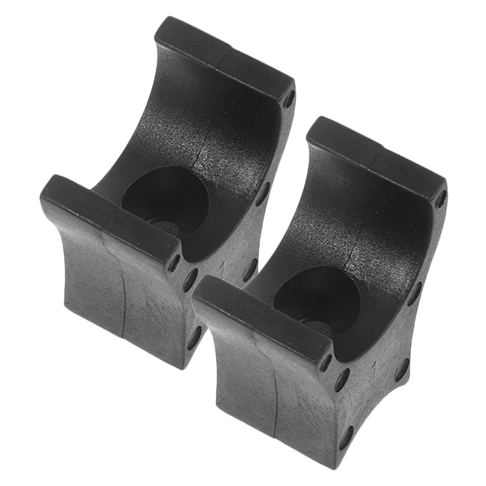 2Pcs Universal Wheelchair Support Blocks Heavy-Duty Tube Rail Guide for Stability Safety Enhanced Durability Replacement Parts