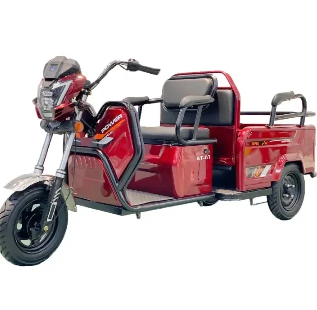 New Style Electric Mini Rickshaw Tricycle Three Wheel Motorcycle