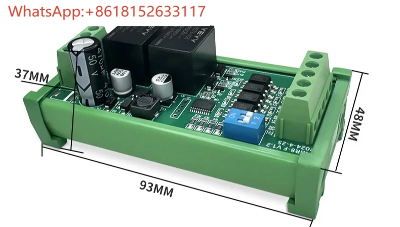 محرك تيار مستمر للأمام والخلف وحدة تحكم الحد التحكم دفع قضيب التتابع التلقائي 24 فولت