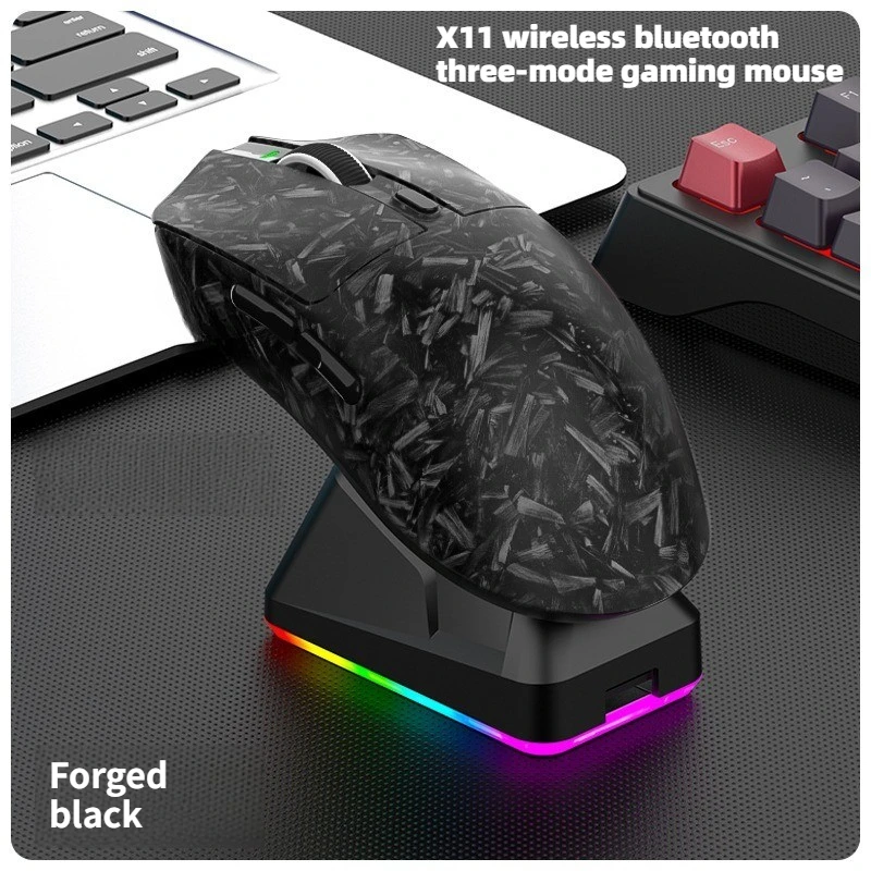 

X11 Wireless Bluetooth Triple Mode Gaming Mouse, Hot Swappable Custom Mechanical Keyboard, Wired Mechanical Switch for E-Sport