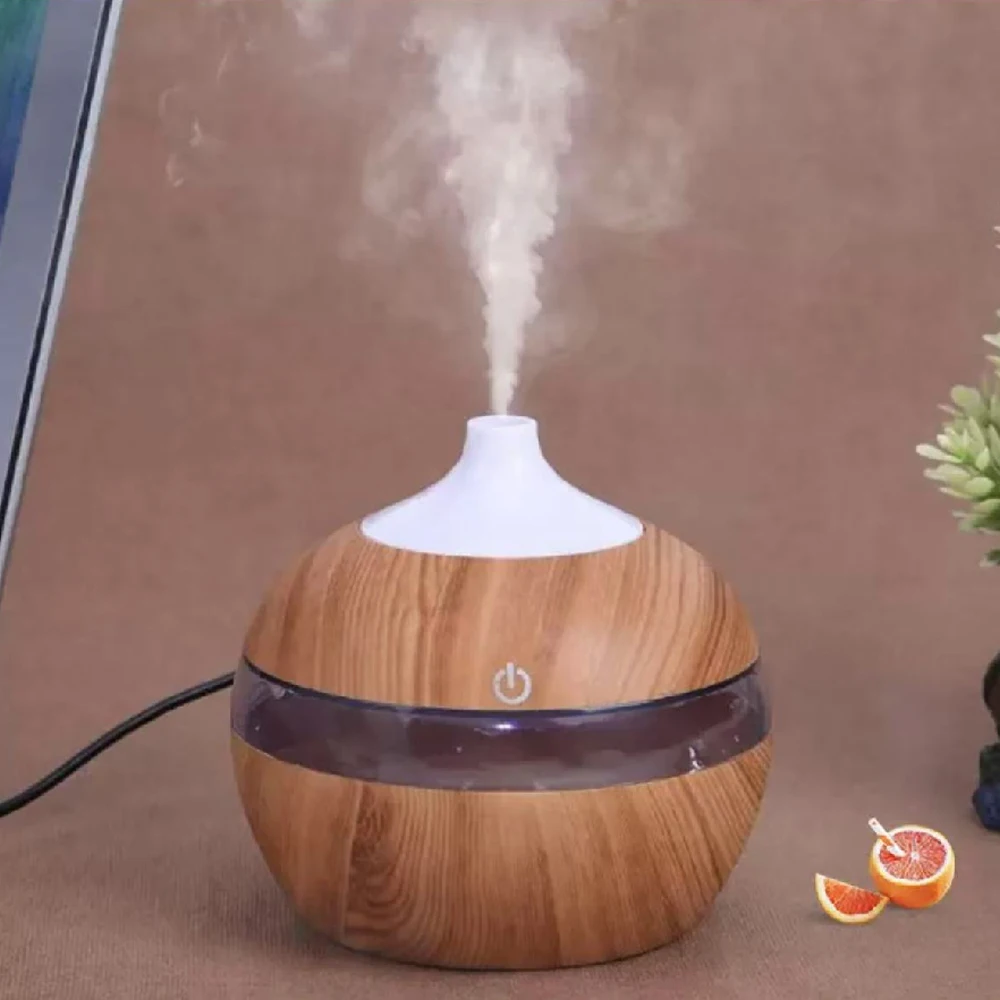 

Mini USB Humidifier with Aromatherapy Diffuser 3-in-1 Desktop Humidifier, One-Touch Operation & Key Switch for Home/Office