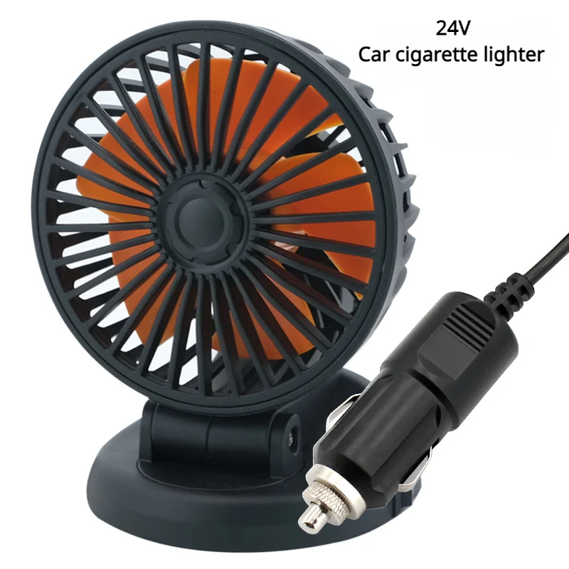 Auto Ventilator 360 ° Verstelbare 3 Hoofd Lucht Ventilator Auto Elektrische Ventilator Usb/12V/24V Ventilator 2 Snelheden Auto Stille Ventilator Voor Thuis Bureau Kantoor & Auto