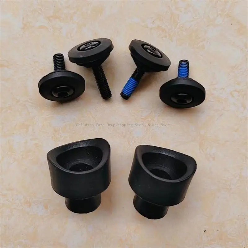  Pushchair Screw Stem Replacement Cylindrical Gasket Plastic Pads Side Handrails for Yoyo Yoya Strollers Repair Part