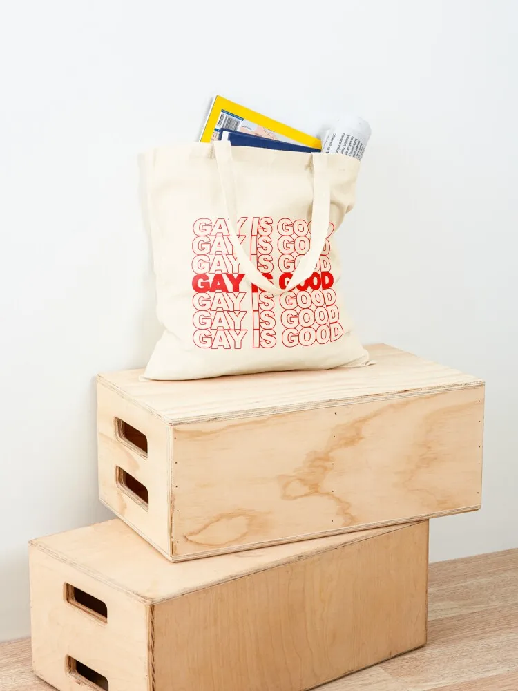 Gay Is Good Tote Bag Bolsa grande Bolsa tote personalizável Shopper sacola grande