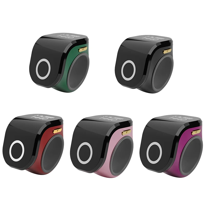 Hand Press Electronic Digital Counting Counter Ethnic Style Portable Points Rechargeable Ring Ring Idea Tally Counter