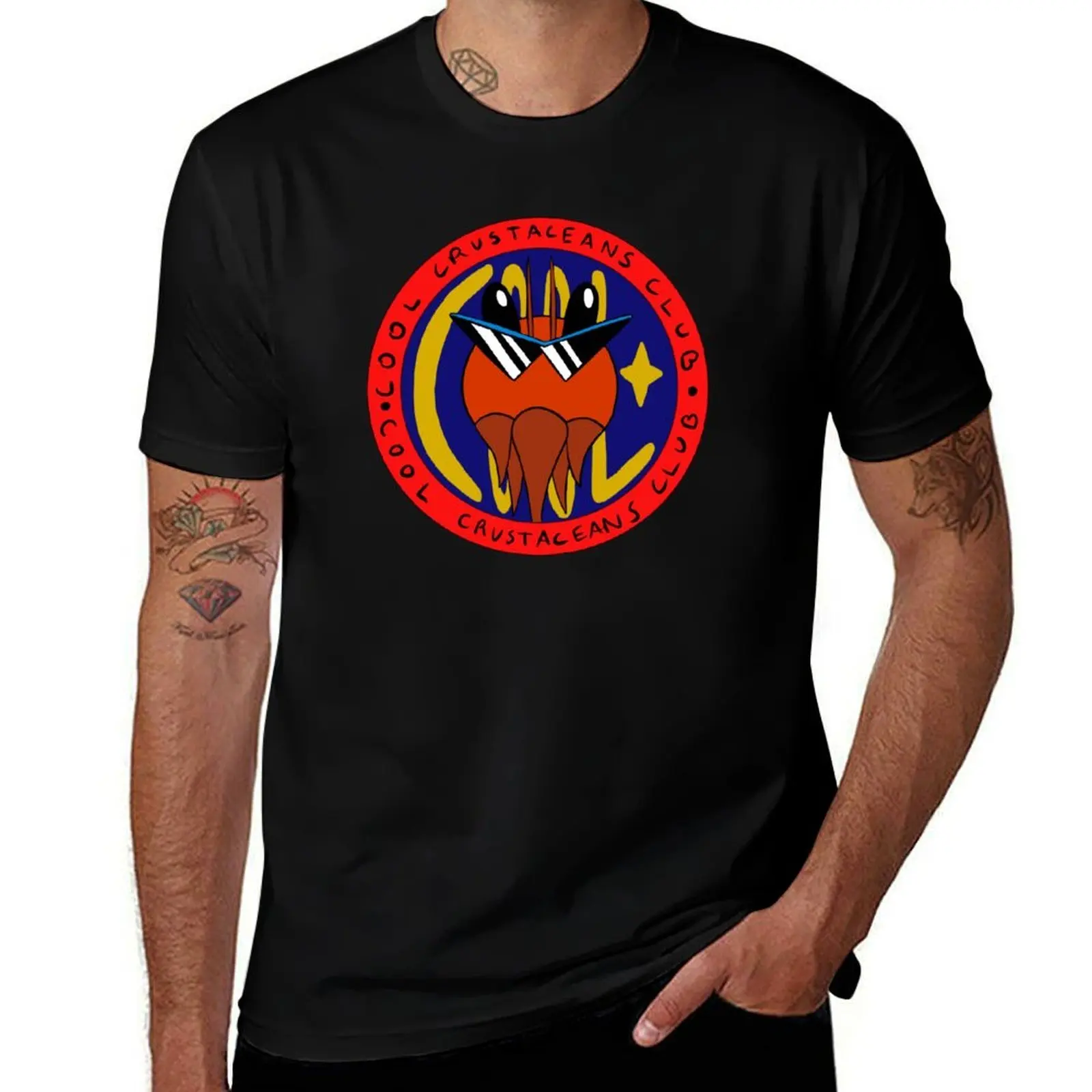 

Cool Crustaceans Club T-Shirt t shirt personalised t shirts for man pack cotton g man t shirts for men T-shirt