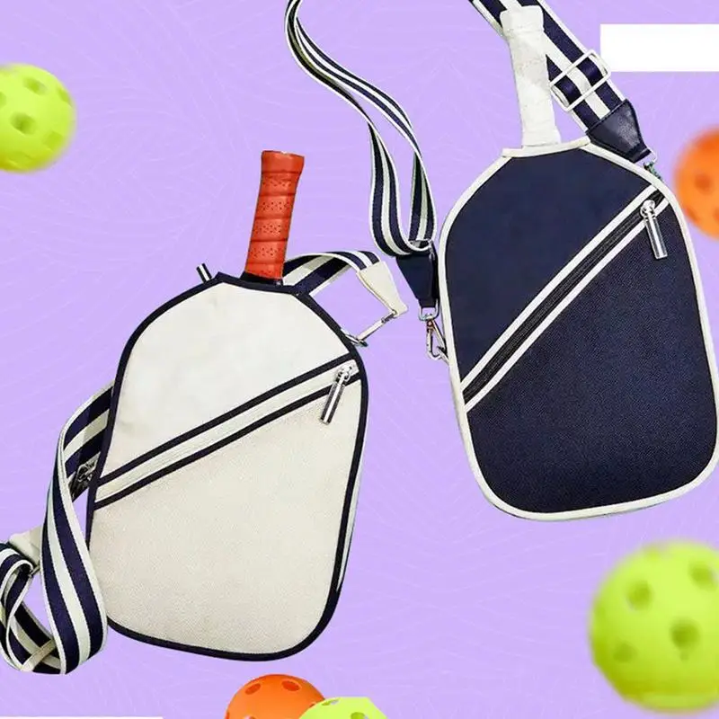 Tennis Racket Pouch Chest Shoulder Purse Tennis Racket Cover for Tennis Racket Badminton Racket Lightweight Shoulder Bag for Men