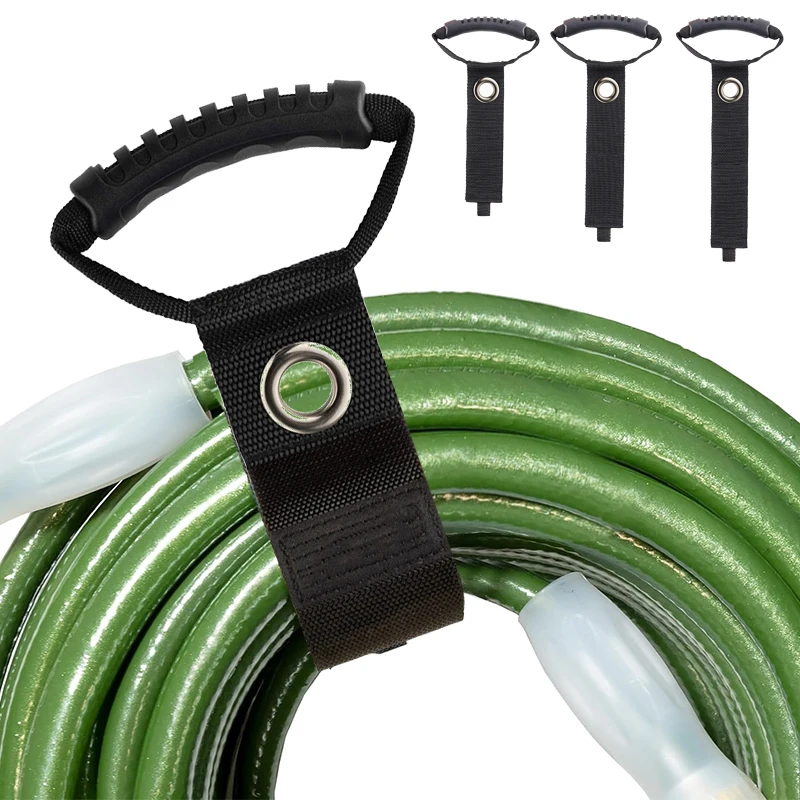 

Ремень для хранения Сверхмощный шнур с крючком и петлей Ремень для переноски Вешалка и органайзер с ручкой для шлангов для бассейна Садовые шланги Кабели