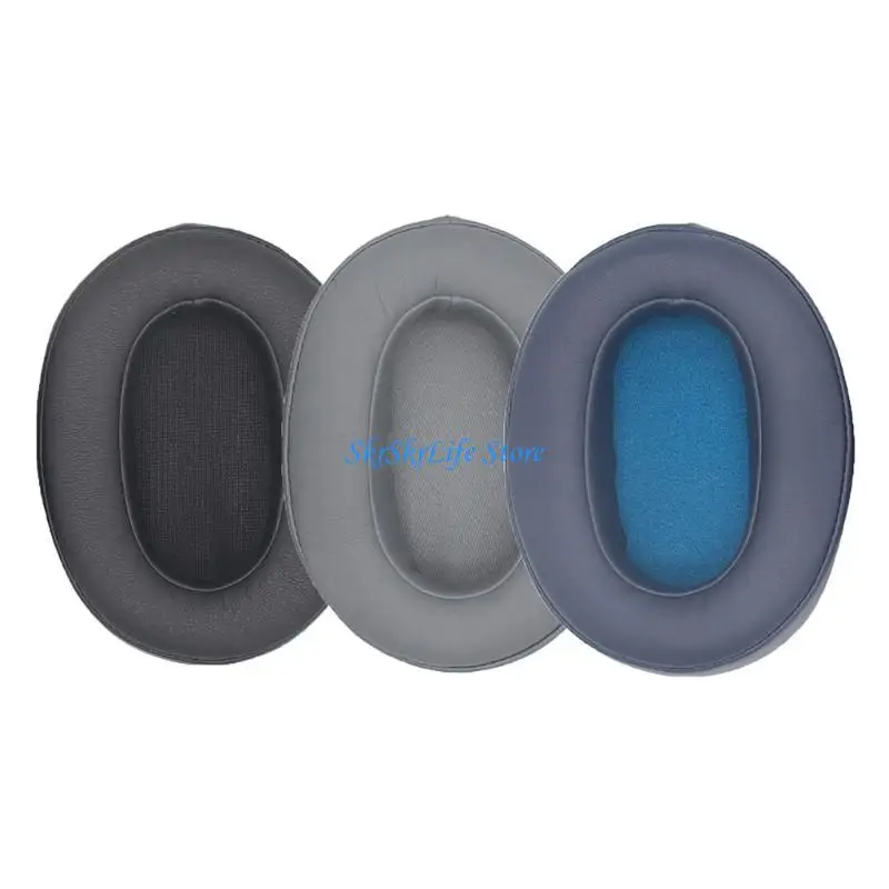 

E65E Noise Isolation Ear Pads Perfectly Fitting Sponge Covers for WH XB900N Headphones Earpads Earmuff for Home Travel