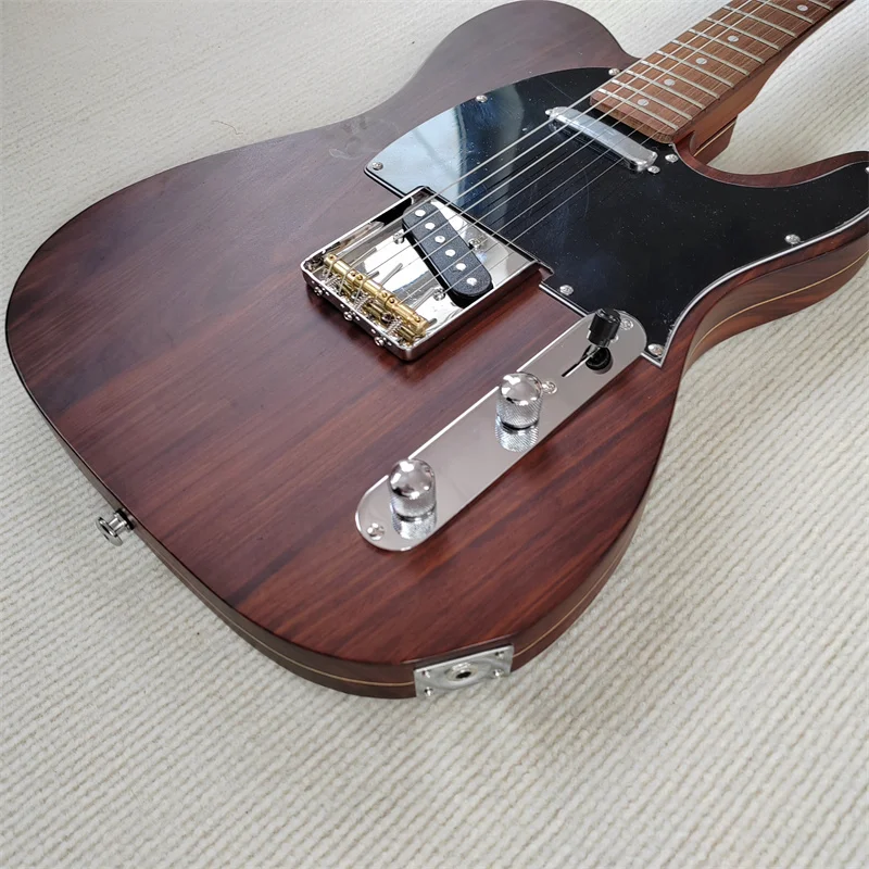 Custom Pure Rosewood Electric Guitar, 6 String, In Stock, Can Customize Color